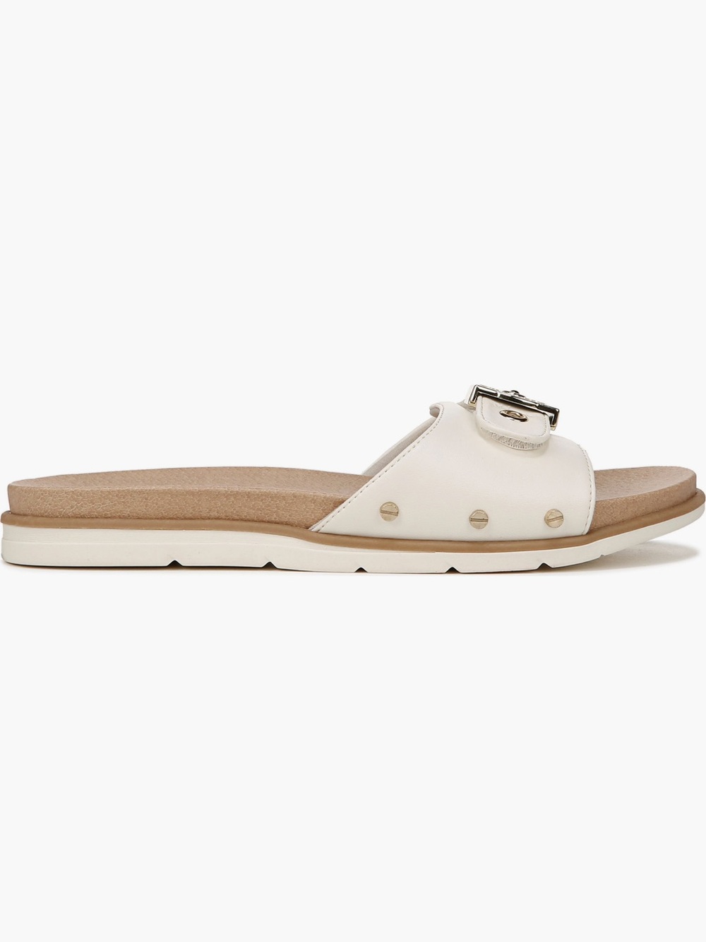 NEW Dr. Scholl's Nice Iconic Slide Sandal in White, Size 7.5 - Picture 5 of 10